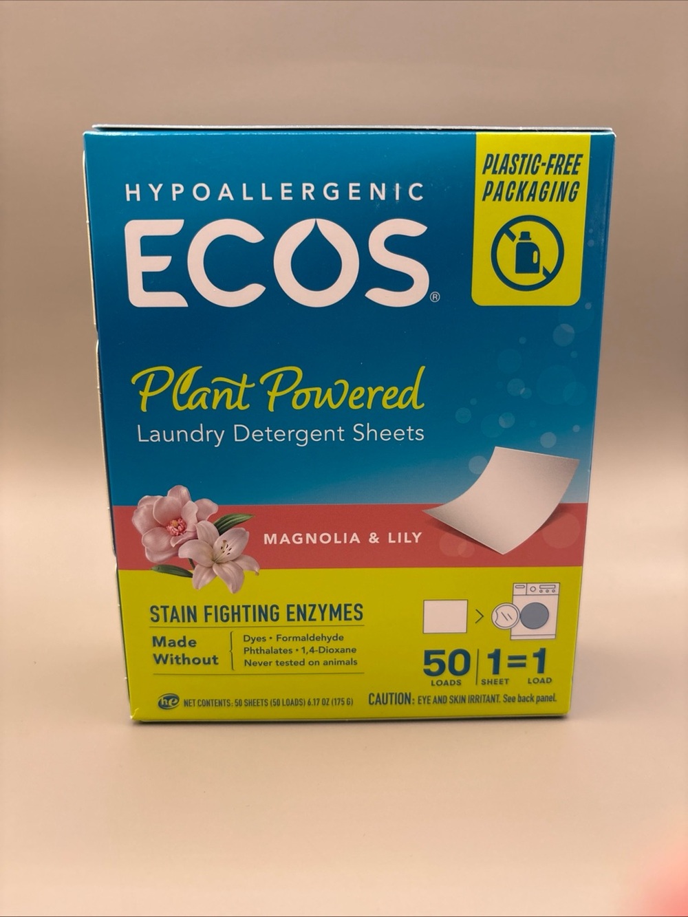 ECOS Laundry Detergent Sheets Magnolia Lily 50ct Plant Power BUNDLE TO DISCOUNT